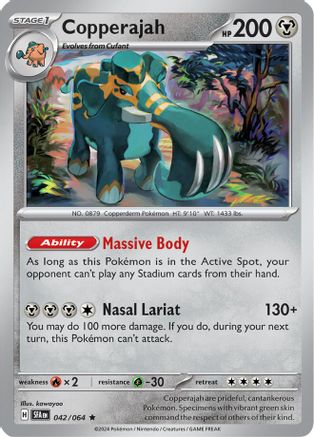 Image of Copperajah 042/064  - Holofoil SV Shrouded Fable - Rare