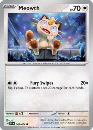 Image of Meowth 048/064  SV Shrouded Fable - Common