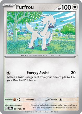 Image of Furfrou 051/064  SV Shrouded Fable - Common