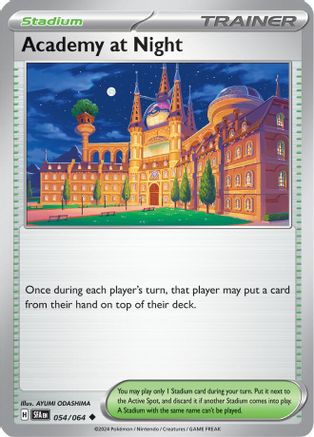 Image of Academy at Night 054/064  - Reverse Holofoil SV Shrouded Fable - Uncommon