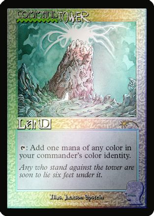 Image of Command Tower (1666) (Rainbow Foil) (SLD-1666) - Secret Lair Drop Series Foil