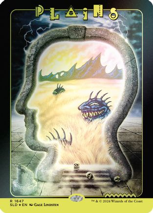 Image of Plains (1647) (Rainbow Foil) (SLD-1647) - Secret Lair Drop Series Foil