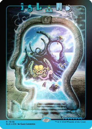 Image of Island (1648) (Rainbow Foil) (SLD-1648) - Secret Lair Drop Series Foil