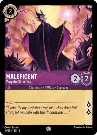 Image of Maleficent - Vengeful Sorceress (54/204) - Shimmering Skies