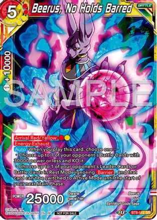 Image of Beerus, No Holds Barred (Deluxe Pack 2024 Vol.2) (BT8-112) - Promotion Cards