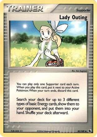 Image of Lady Outing 083/109  Deck Exclusives - Uncommon