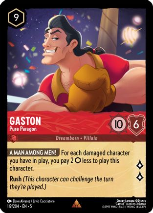 Image of Gaston - Pure Paragon (119/204) - Shimmering Skies Cold Foil