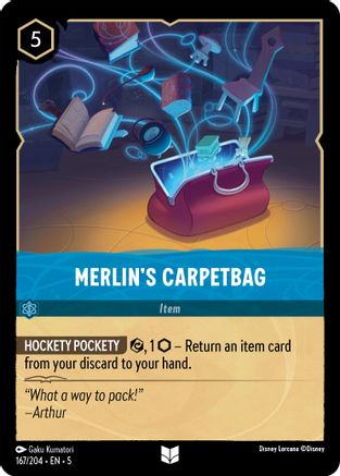 Image of Merlin's Carpetbag (167/204) - Shimmering Skies Cold Foil
