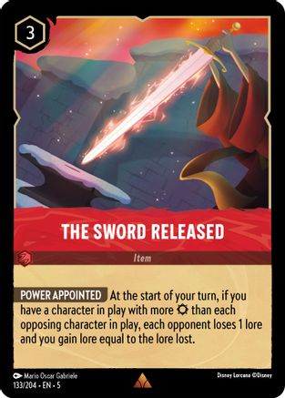 Image of The Sword Released (133/204) - Shimmering Skies Cold Foil