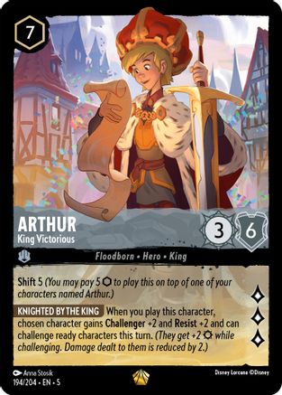 Image of Arthur - King Victorious (194/204) - Shimmering Skies