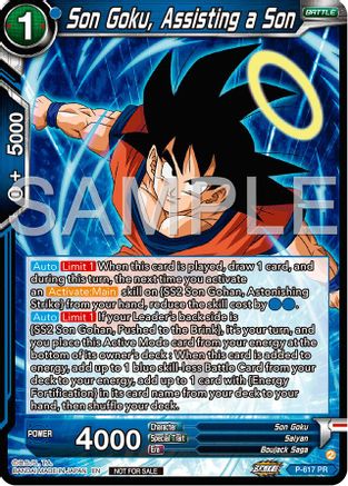 Image of Son Goku, Assisting a Son (Deluxe Pack 2024 Vol.2) (P-617) - Promotion Cards