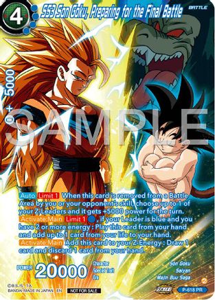 Image of SS3 Son Goku, Preparing for the Final Battle (Full Art) (Deluxe Pack 2024 Vol.2) (P-618) - Promotion Cards