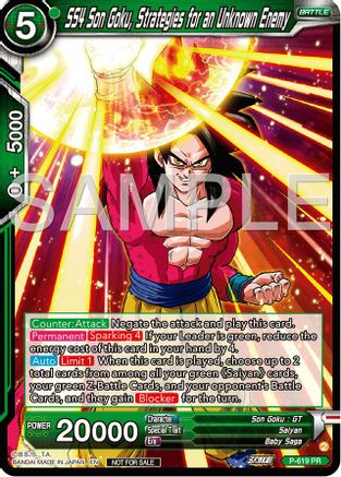 Image of SS4 Son Goku, Strategies for an Unknown Enemy (Deluxe Pack 2024 Vol.2) (P-619) - Promotion Cards