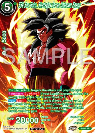 Image of SS4 Son Goku, Strategies for an Unknown Enemy (Full Art) (Deluxe Pack 2024 Vol.2) (P-619) - Promotion Cards