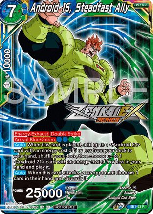 Image of Android 16, Steadfast Ally (Event Pack 15) (EB1-63) - Promotion Cards