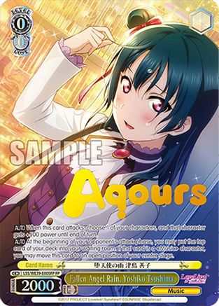Image of Fallen Angel Rain, Yoshiko Tsushima (FP) (LSS/WE39-E005FP FP) - Love Live! School Idol Festival Series 10th Anniversary Premium Booster