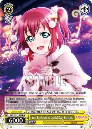 Image of Your Lap Looks So Comfy! Ruby Kurosawa (LSS/WE39-E012 N) - Love Live! School Idol Festival Series 10th Anniversary Premium Booster