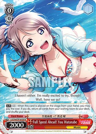Image of Full Speed Ahead! You Watanabe (LSS/WE39-E026 N) - Love Live! School Idol Festival Series 10th Anniversary Premium Booster