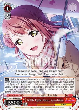 Image of We'll Be Together Forever, Ayumu Uehara (LNJ/WE39-E030 N) - Love Live! School Idol Festival Series 10th Anniversary Premium Booster