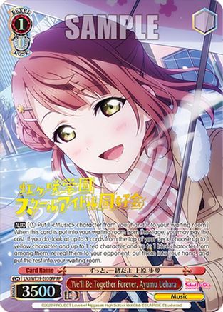 Image of We'll Be Together Forever, Ayumu Uehara (FP) (LNJ/WE39-E030FP FP) - Love Live! School Idol Festival Series 10th Anniversary Premium Booster