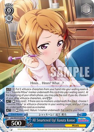 Image of All Smartened Up! Kanata Konoe (LNJ/WE39-E042 N) - Love Live! School Idol Festival Series 10th Anniversary Premium Booster