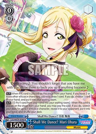 Image of Shall We Dance? Mari Ohara (LSS/WE39-E046 N) - Love Live! School Idol Festival Series 10th Anniversary Premium Booster