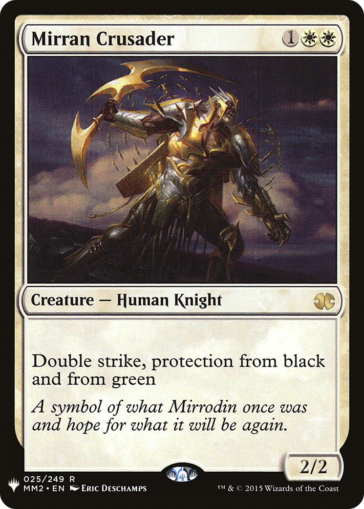 Image of Mirran Crusader (LIST-025/249) - The List