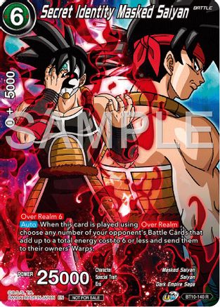 Image of Secret Identity Masked Saiyan (Premium Alt-Art Card Set 2024 Vol.2) (BT10-140) - Promotion Cards Foil