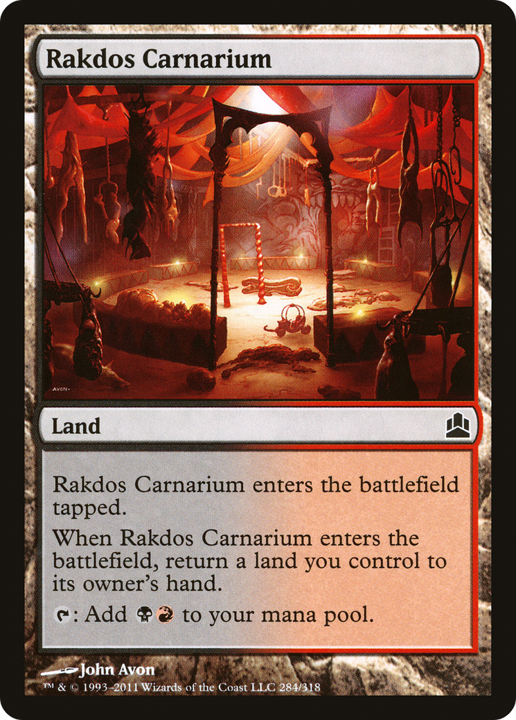 Image of Rakdos Carnarium (CMD-284) - Commander 2011