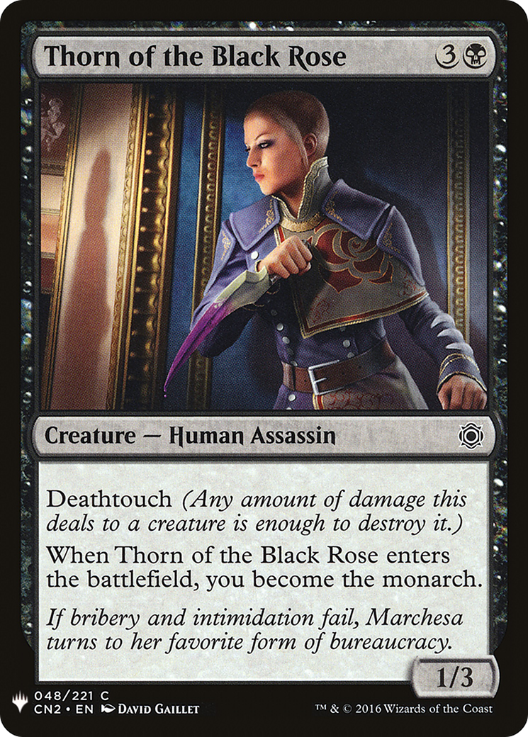 Image of Thorn of the Black Rose (LIST-048) - The List