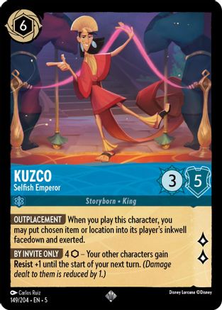 Image of Kuzco - Selfish Emperor (149/204) - Shimmering Skies
