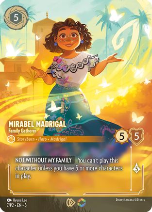 Image of Mirabel Madrigal - Family Gatherer (Store Championship) (7) - Disney Lorcana Promo Cards Holofoil