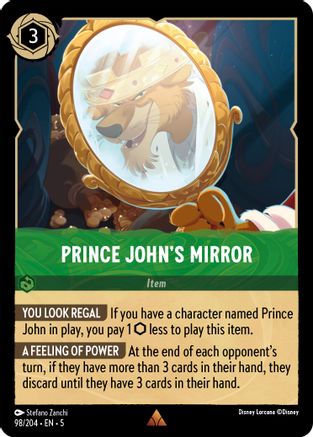 Image of Prince John's Mirror (98/204) - Shimmering Skies Cold Foil