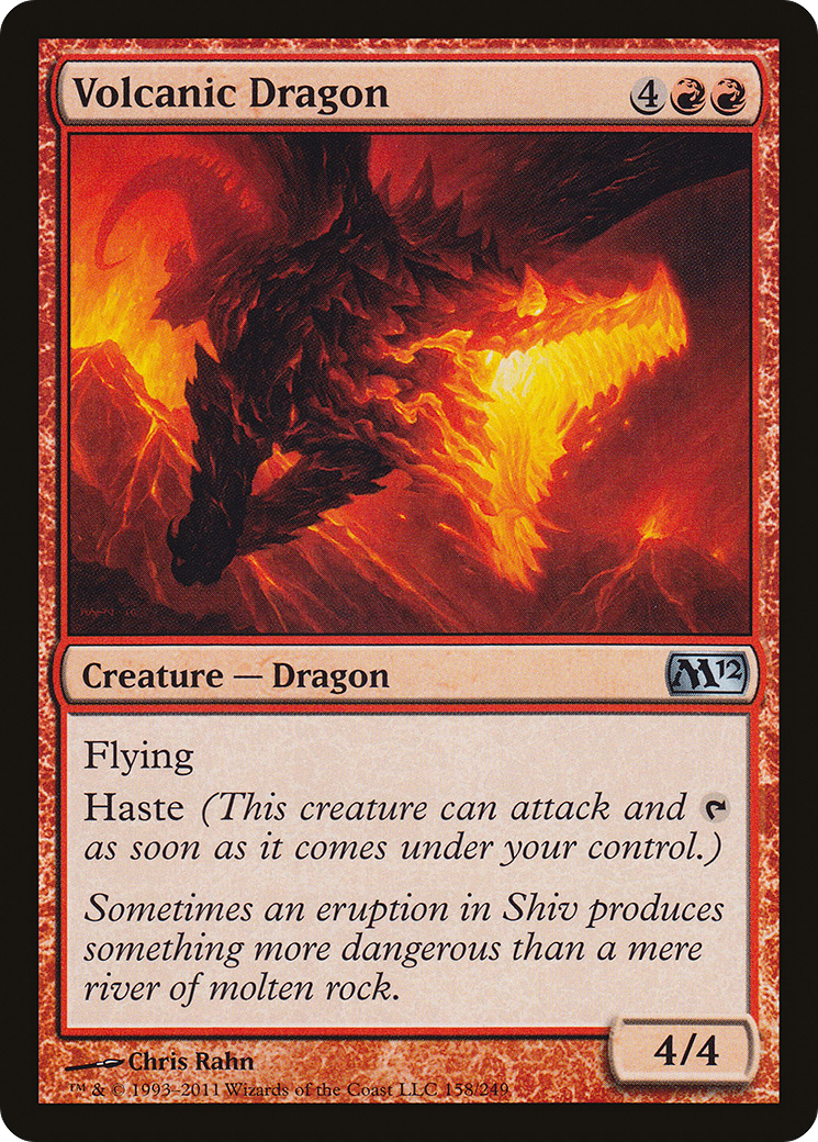 Image of Volcanic Dragon (M12-158) - Magic 2012