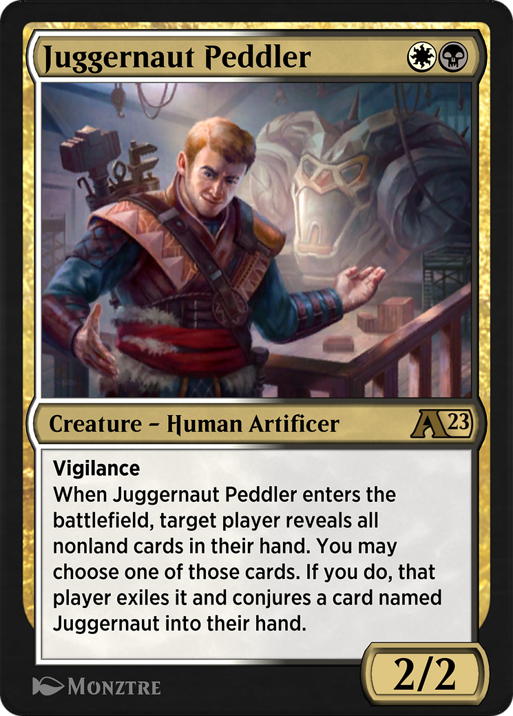 Image of Juggernaut Peddler (YDMU-023) - Alchemy: Dominaria