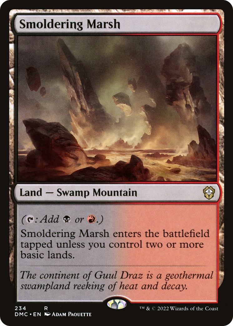 Image of Smoldering Marsh (DMC-234) - Dominaria United Commander