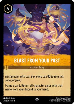 Image of Blast From Your Past (28/204) - Shimmering Skies Cold Foil