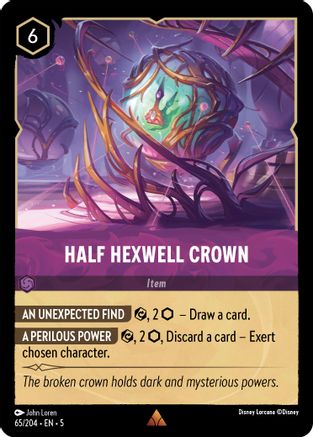 Image of Half Hexwell Crown (65/204) - Shimmering Skies Cold Foil
