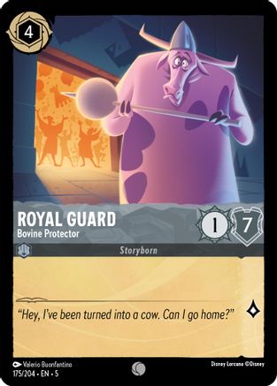 Image of Royal Guard - Bovine Protector (175/204) - Shimmering Skies Cold Foil