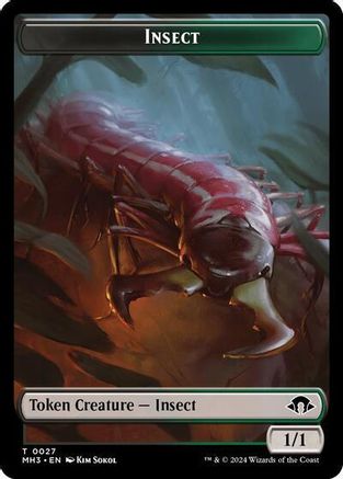 Image of Insect (0027) // Energy Reserve Double-Sided Token (MH3-27 // 36) - Modern Horizons 3