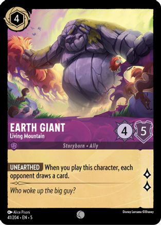 Image of Earth Giant - Living Mountain (41/204) - Shimmering Skies