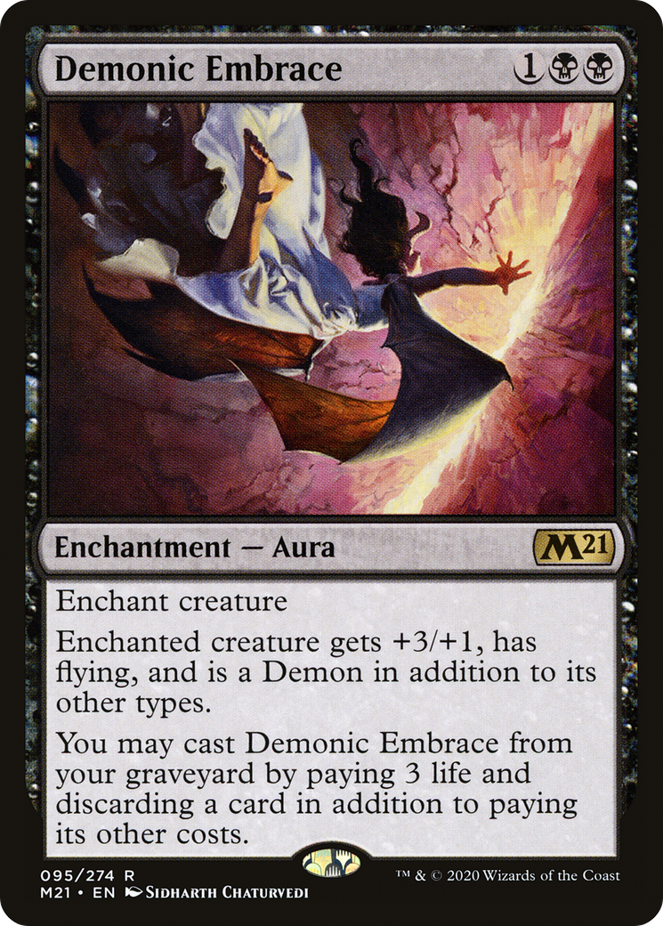 Image of Demonic Embrace (M21-095) - Core Set 2021