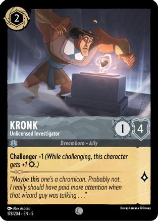 Image of Kronk - Unlicensed Investigator (178/204) - Shimmering Skies
