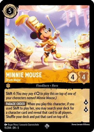 Image of Minnie Mouse - Drum Major (15/204) - Shimmering Skies