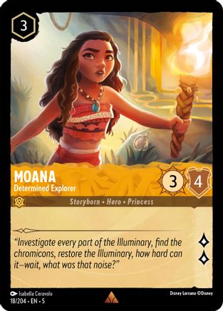 Image of Moana - Determined Explorer (18/204) - Shimmering Skies