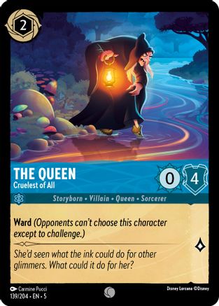 Image of The Queen - Cruelest of All (139/204) - Shimmering Skies Cold Foil