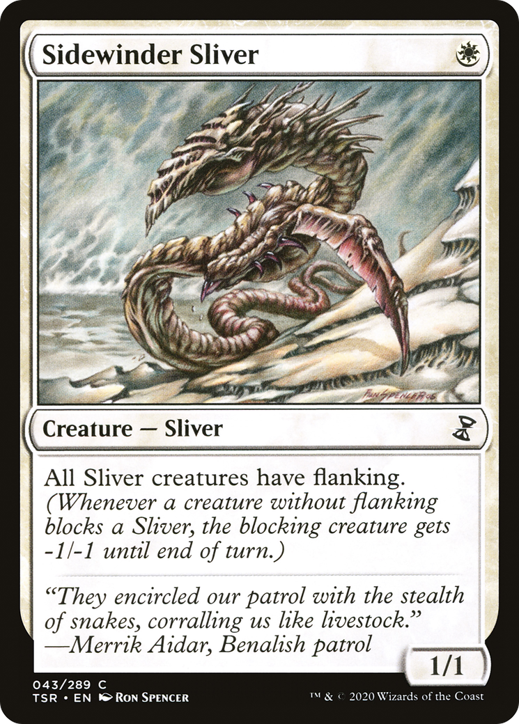 Image of Sidewinder Sliver (TSR-043) - Time Spiral Remastered Foil