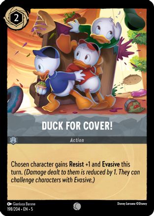 Image of Duck for Cover! (198/204) - Shimmering Skies Cold Foil