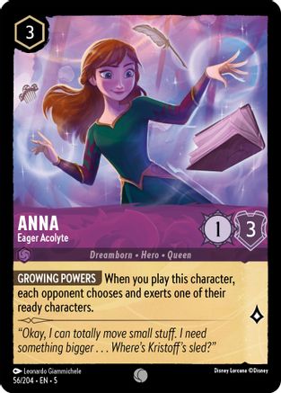 Image of Anna - Eager Acolyte (56/204) - Shimmering Skies Cold Foil