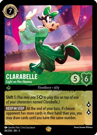 Image of Clarabelle - Light on Her Hooves (84/204) - Shimmering Skies Cold Foil